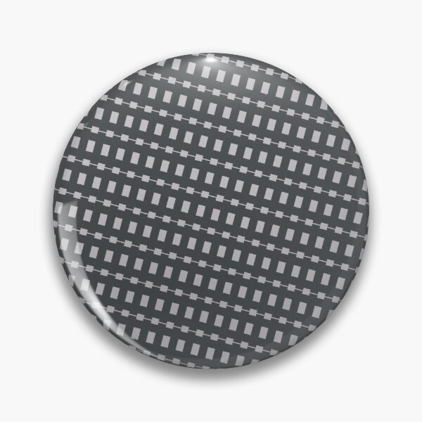 Item preview, Grey Railroad Lines Rectangles Black Background Infinite Pattern designed and sold by Alchemy-A-La-G.