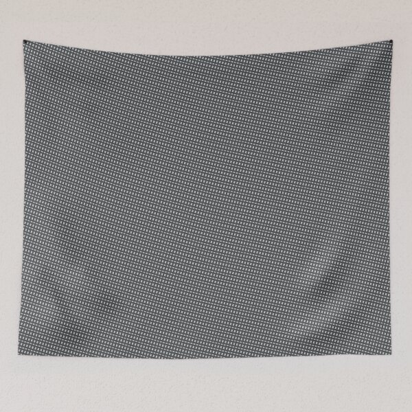 Item preview, Grey Railroad Lines Rectangles Black Background Infinite Pattern designed and sold by Alchemy-A-La-G.