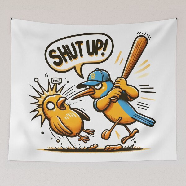 Item preview, Comic Chirp: Silencing the Noise designed and sold by Designowner.