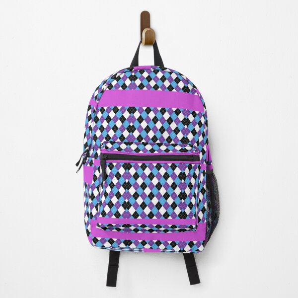 Item preview, Plaid Patchwork Mashup Blue Purple Black Pattern designed and sold by LLdreams.
