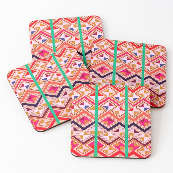 Artikelvorschau, Luxuriöse moderne afrikanische Stammes-geometrische modulare Kunst. entworfen und verkauft von Meteryards.
