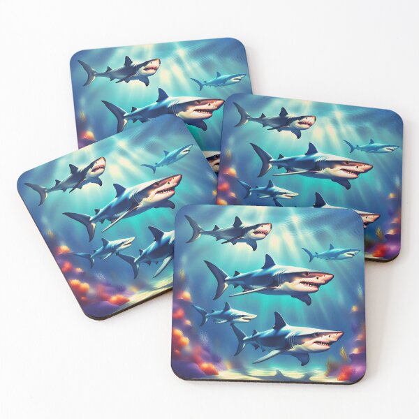 Item preview, Sharks! designed and sold by OtherWorldlyArt.