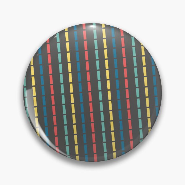 Item preview, MultiColored Segmented Stripes Black Background Infinite Endless Pattern designed and sold by Alchemy-A-La-G.