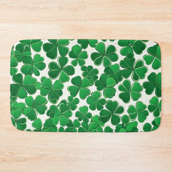 Item preview, Abstract Green Clover Pattern designed and sold by calibrit.