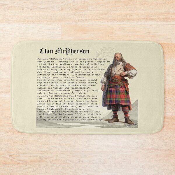 Item preview, McPherson Scottish Clan History  designed and sold by BagTown Clans.