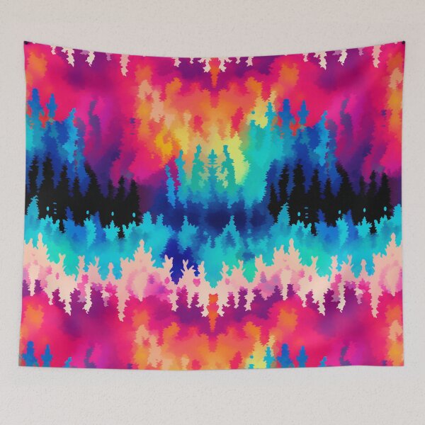 Item preview, Psychedelic 70s- Tie Dye Inspired Pattern  designed and sold by fabinthelab.