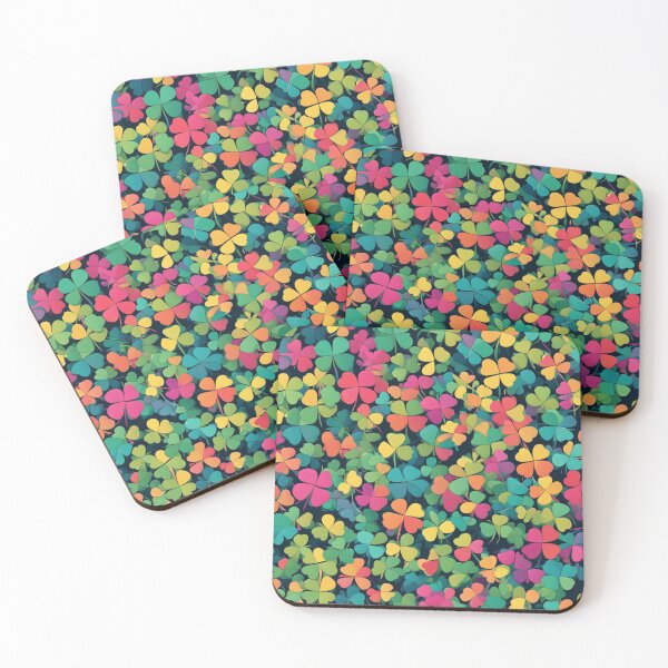 Item preview, Abstract Colorful Clover Pattern designed and sold by calibrit.