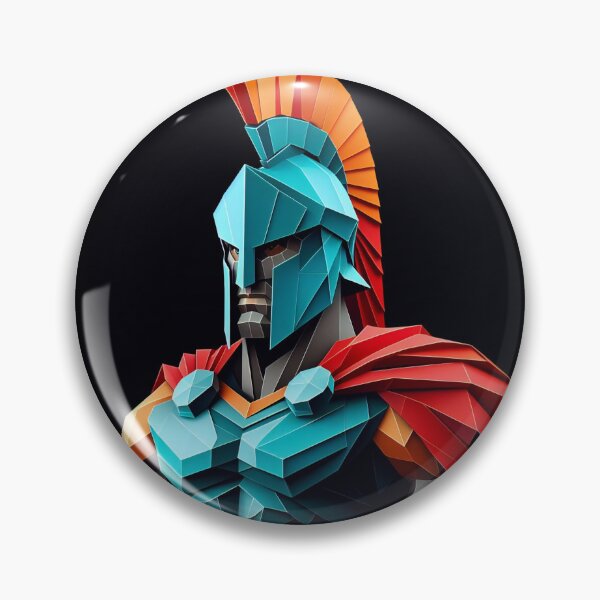 Item preview, Colorful Spartan Strong in Origami Vector Art Design  designed and sold by beben76.