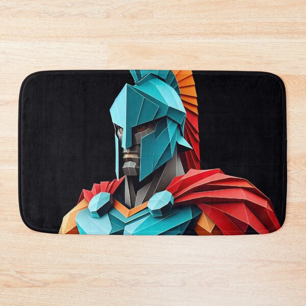 Item preview, Colorful Spartan Strong in Origami Vector Art Design  designed and sold by beben76.
