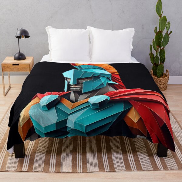 Item preview, Colorful Spartan Strong in Origami Vector Art Design designed and sold by beben76.