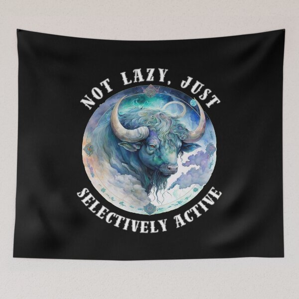 Item preview, Not Lazy, Just Selectively Active designed and sold by ZodiacWonders.
