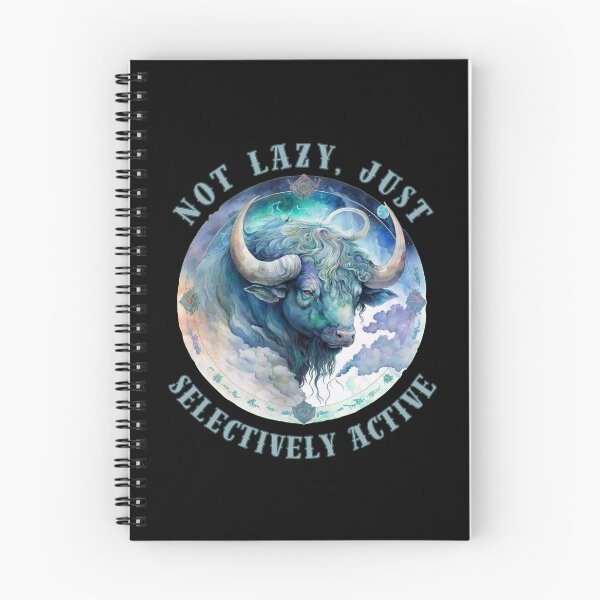 Item preview, Not Lazy, Just Selectively Active. taurus constellation designed and sold by ZodiacWonders.