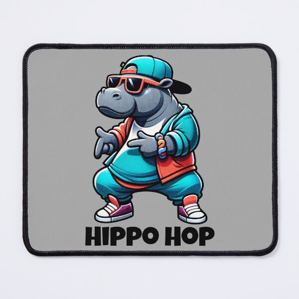 Item preview, Hippo Hop: Stylish Hip-Hop Hippopotamus designed and sold by Ingridpd.