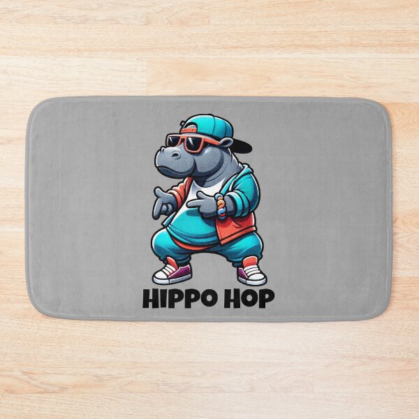 Item preview, Hippo Hop: Stylish Hip-Hop Hippopotamus designed and sold by Ingridpd.