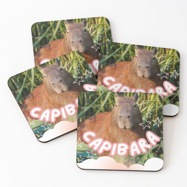Item preview, cute capybara designed and sold by Alex González Caballero.