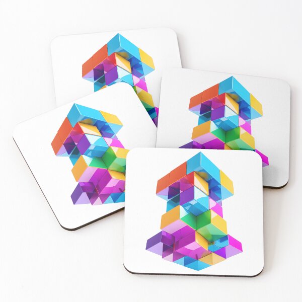 Item preview, Digital Art in the Office: Color Cube Inspiration for Productivity designed and sold by Artedig.