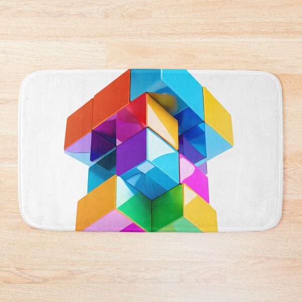 Item preview, Digital Art in the Office: Color Cube Inspiration for Productivity designed and sold by Artedig.