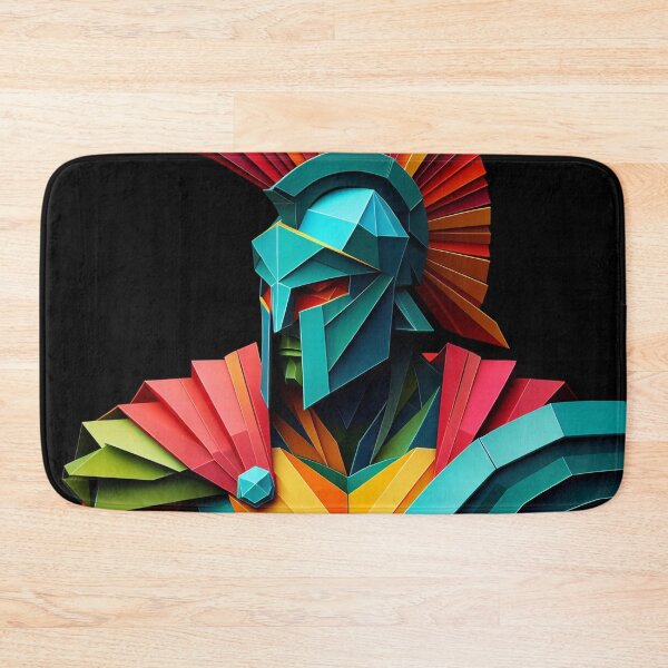 Item preview, Colorful Spartan Strong in Origami Vector Art Design  designed and sold by beben76.