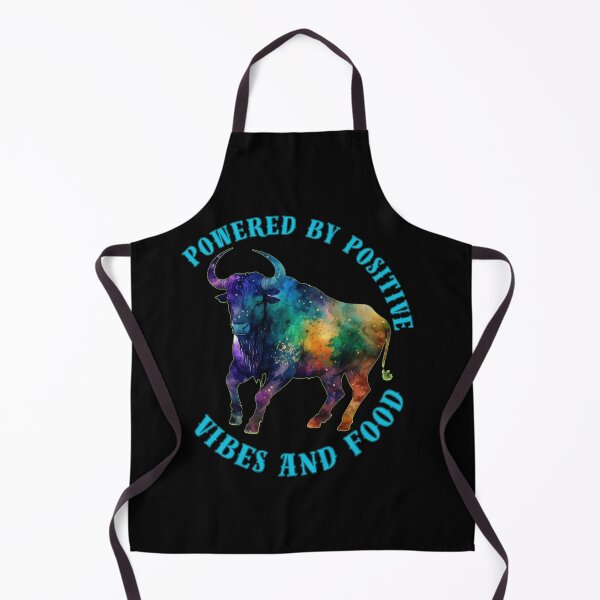 Item preview, Powered By Positive Vibes And Food. taurus birthday designed and sold by ZodiacWonders.