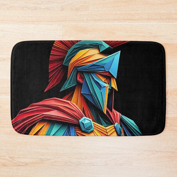 Item preview, Colorful Spartan Strong in Origami Vector Art Design  designed and sold by beben76.