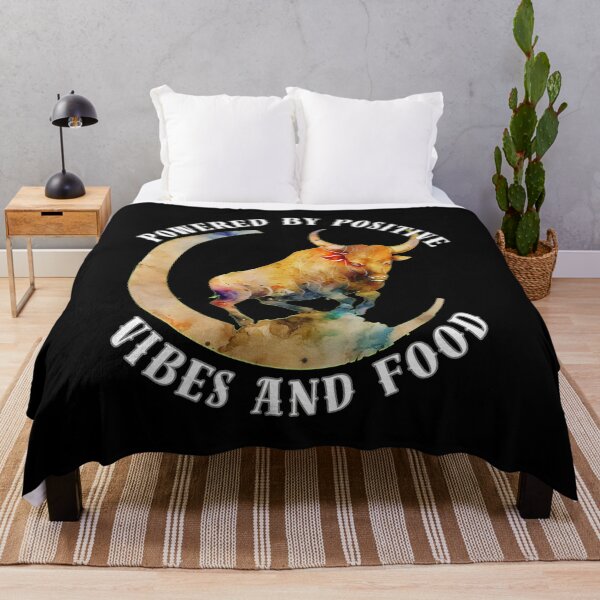 Item preview, Powered By Positive Vibes And Food. taurus may designed and sold by ZodiacWonders.