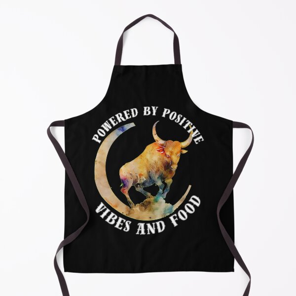 Item preview, Powered By Positive Vibes And Food. taurus may designed and sold by ZodiacWonders.
