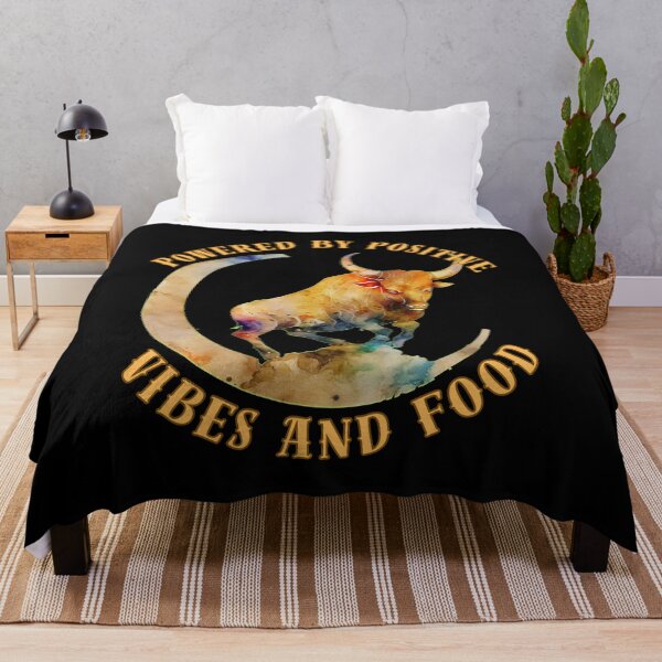 Item preview, Powered By Positive Vibes And Food. taurus april designed and sold by ZodiacWonders.