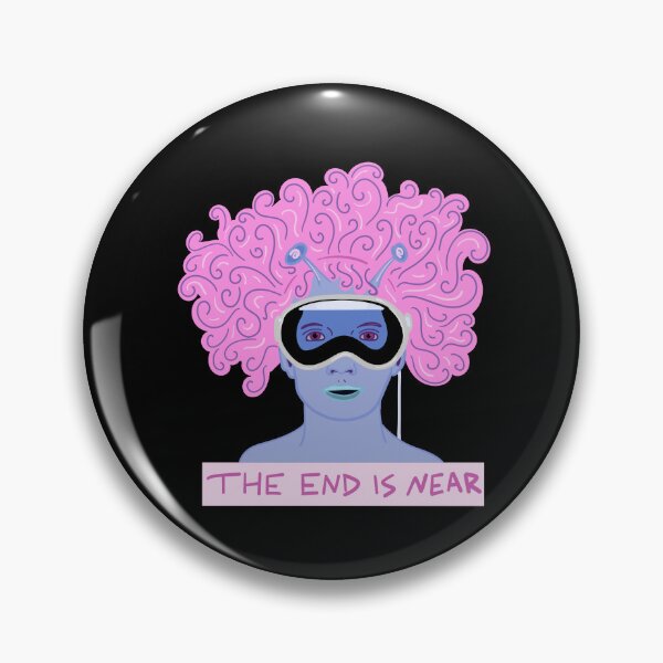 Item preview, The End is Near (Apple Vision Parody Design) designed and sold by Sparkleweather.