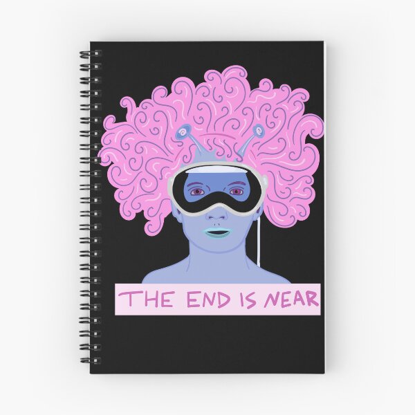 Item preview, The End is Near (Apple Vision Parody Design) designed and sold by Sparkleweather.