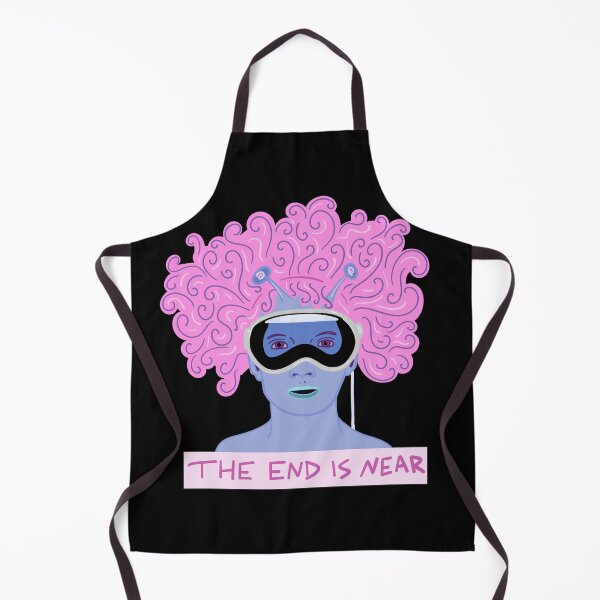 Item preview, The End is Near (Apple Vision Parody Design) designed and sold by Sparkleweather.