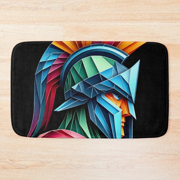 Item preview, Colorful Spartan Strong in Origami Vector Art Design  designed and sold by beben76.