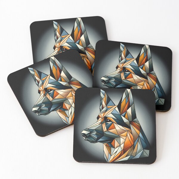 Item preview, Shepherd's Cubist Elegance designed and sold by PawspectCreate.
