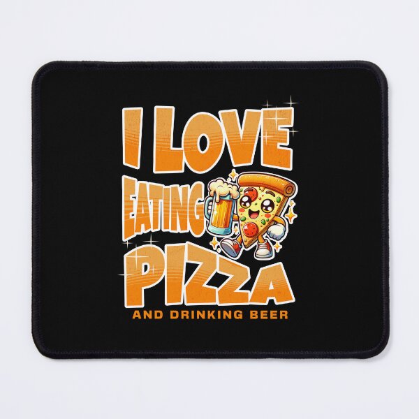 Item preview, I Love Eating Pizza and Drinking Beer designed and sold by InspireHubWear.