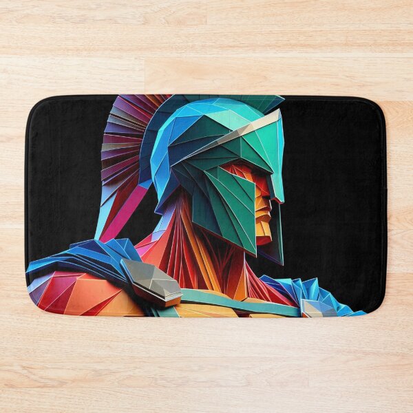 Item preview, Colorful Spartan Strong in Origami Vector Art Design  designed and sold by beben76.