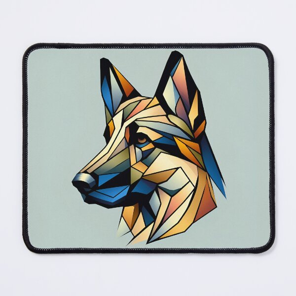 Item preview, Shepherd's Cubist Reverie designed and sold by PawspectCreate.