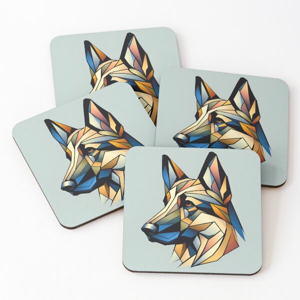 Item preview, Shepherd's Cubist Reverie designed and sold by PawspectCreate.