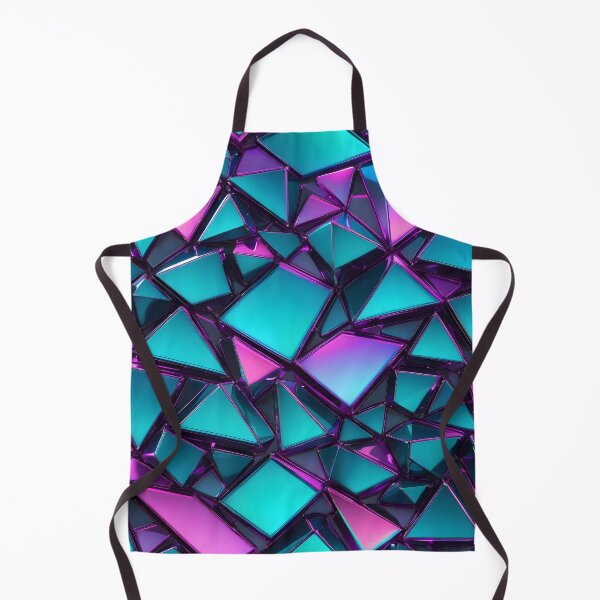 Item preview, Abstract Geometric Purple Blue Glass Pattern designed and sold by TheArtOfPat.