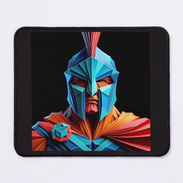 Item preview, Colorful Spartan Strong in Origami Vector Art Design  designed and sold by beben76.