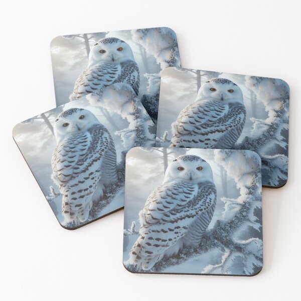 Item preview, Silent Soar - Majestic Owls Gliding Through the Night Sky designed and sold by ProgressMagnet.