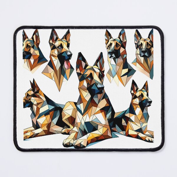 Item preview, Vivid Shepherd Mosaic designed and sold by PawspectCreate.