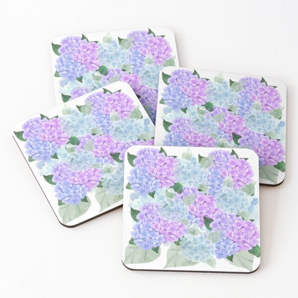 Item preview, Blue hydrangeas designed and sold by aboniteblanc.