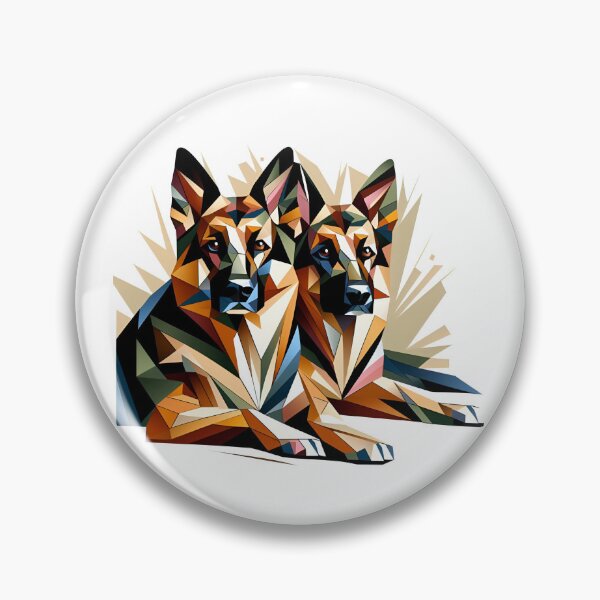 Item preview, Shepherd's Cubist Symphony designed and sold by PawspectCreate.