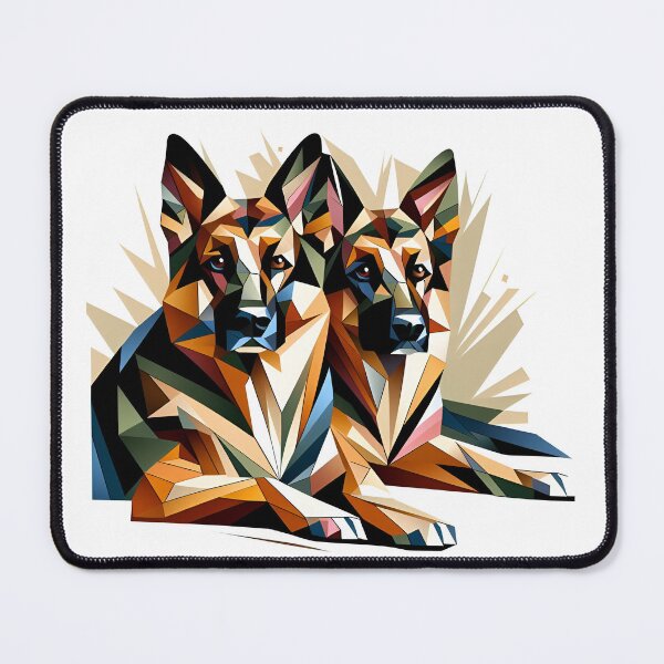 Item preview, Shepherd's Cubist Symphony designed and sold by PawspectCreate.