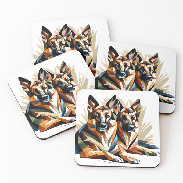 Item preview, Shepherd's Cubist Symphony designed and sold by PawspectCreate.