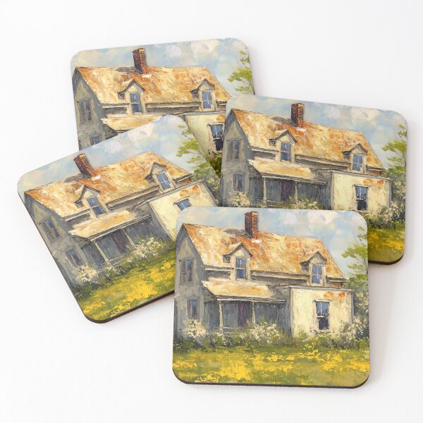 Item preview, Vintage Inspired Spring Cottage Painting Poster, Wall Art for Summer Home Decor designed and sold by Peek-Designs.