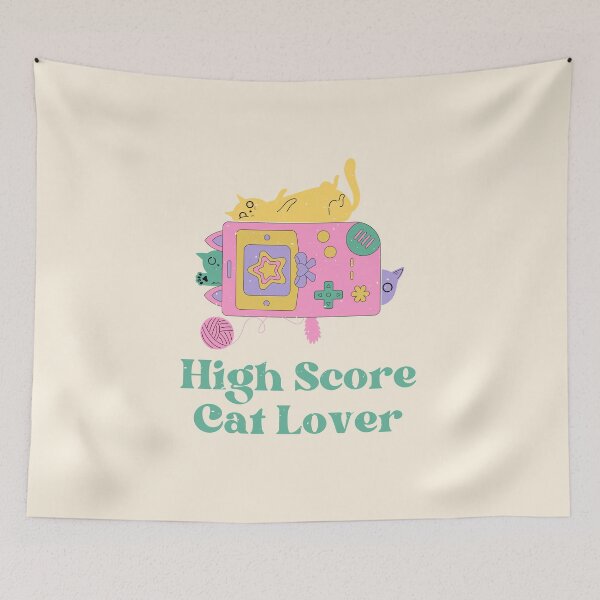 Item preview, High Score Cat Lover designed and sold by SpiralBalloon.