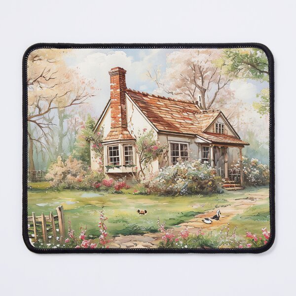 Item preview, Vintage Inspired Spring Cottage Painting Poster, Rustic Wall Art for Home Decor designed and sold by Peek-Designs.