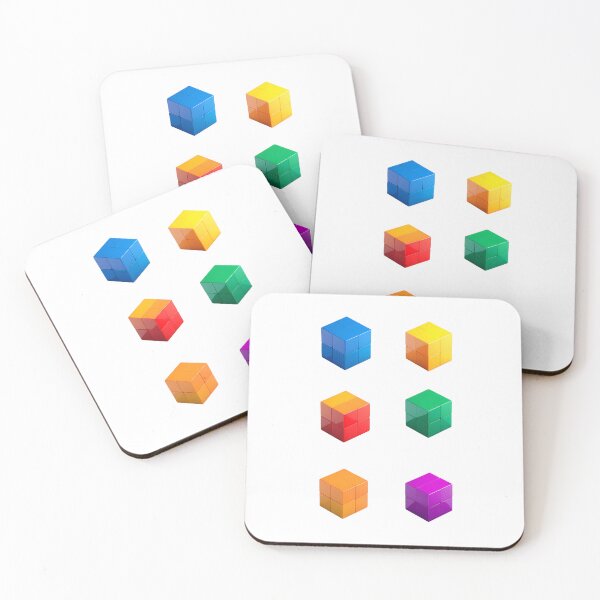 Item preview, The Color Cube in Fashion: Merging Styles with Digital Art designed and sold by Artedig.