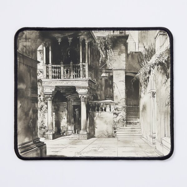 Item preview, Vintage Inspired Sketch Etching Poster, Antique Style Wall Art Print designed and sold by Peek-Designs.