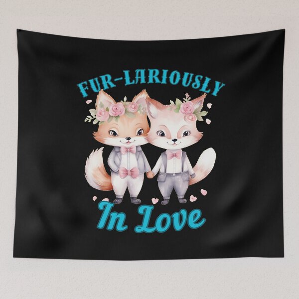 Item preview, Fur-lariously in Love. fox face designed and sold by FoxVibes.